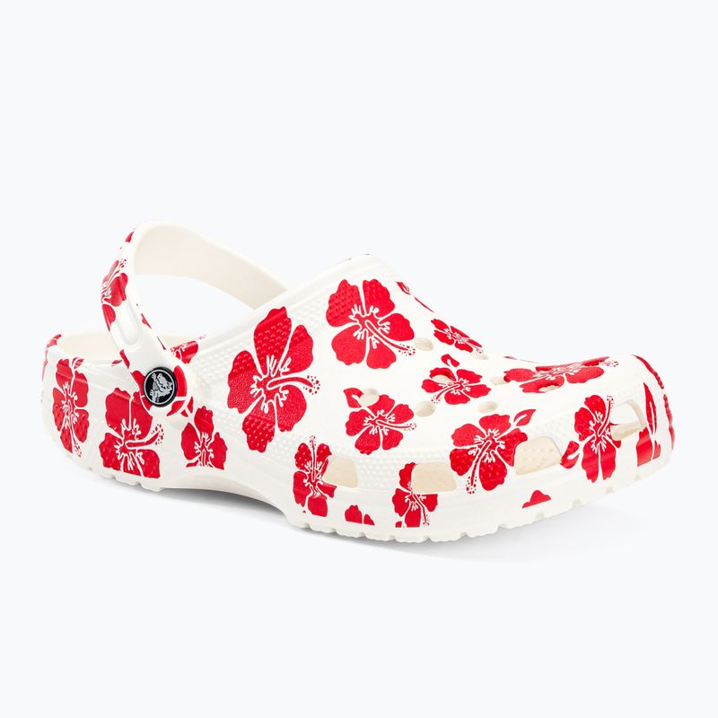 Klapki Crocs Classic Retro Resort Clog white/flame 2