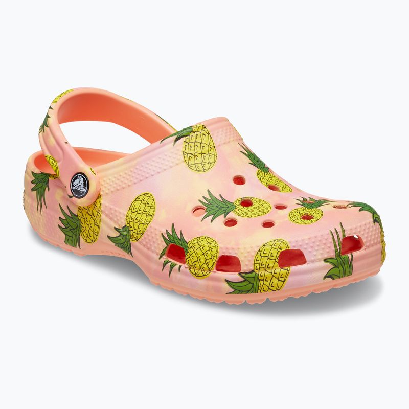 Klapki Crocs Classic Retro Resort Clog papaya/multi 11