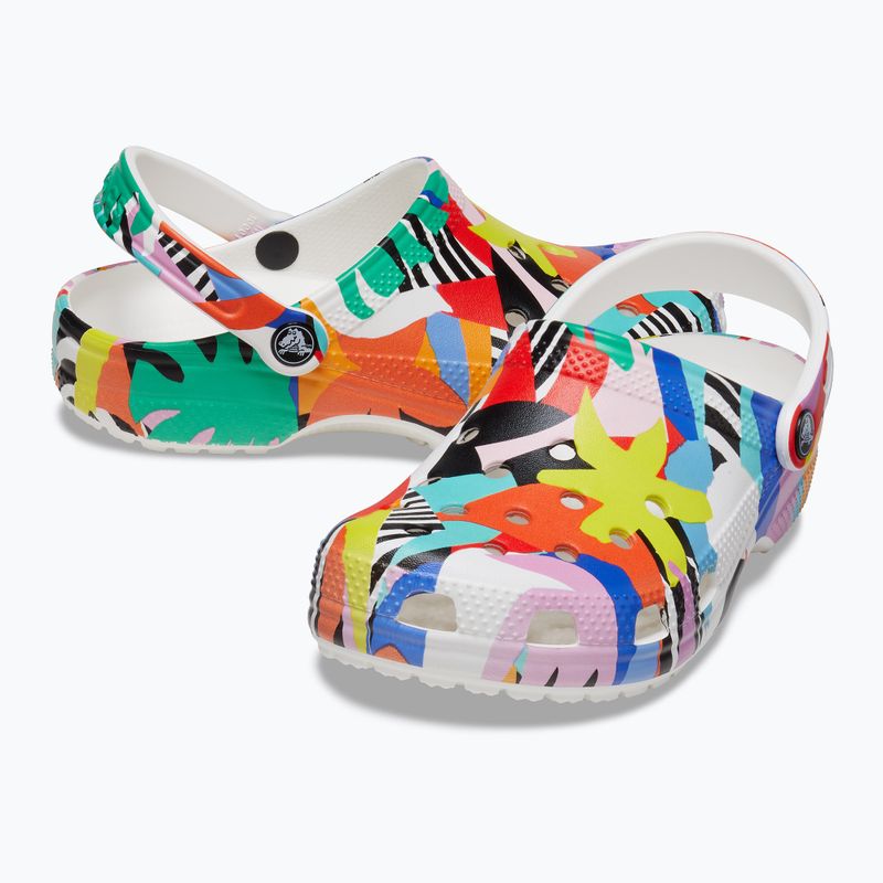 Klapki Crocs Classic Retro Resort Clog white/multi 16