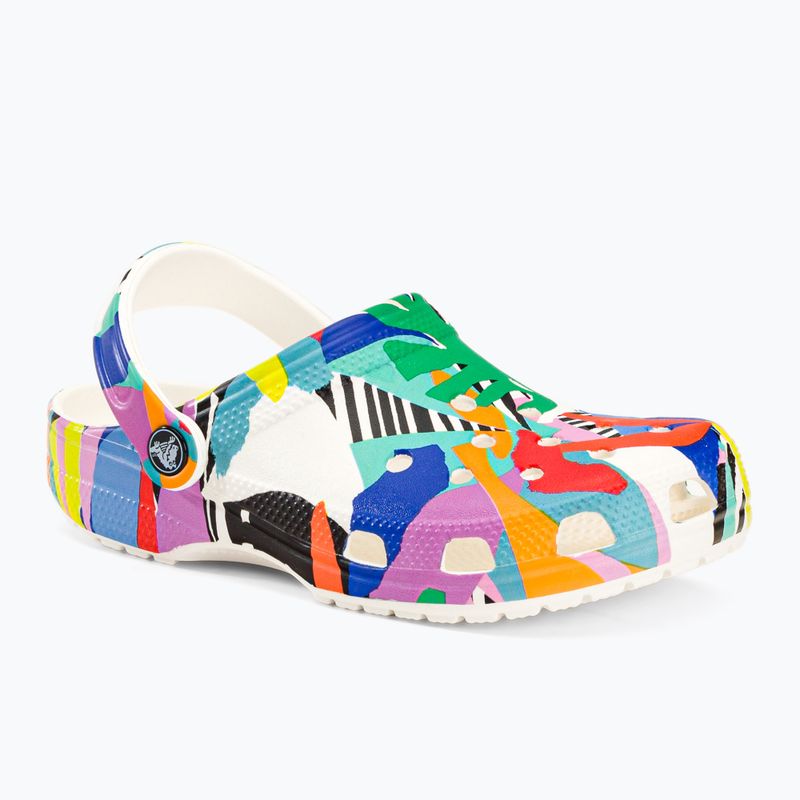Klapki Crocs Classic Retro Resort Clog white/multi 2