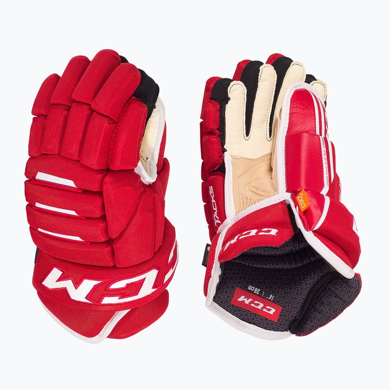 Rękawice hokejowe CCM Tacks 4R Pro2 SR red