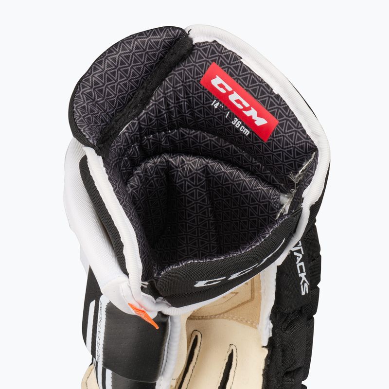 Rękawice hokejowe CCM Tacks 4R Pro2 SR black/white 4