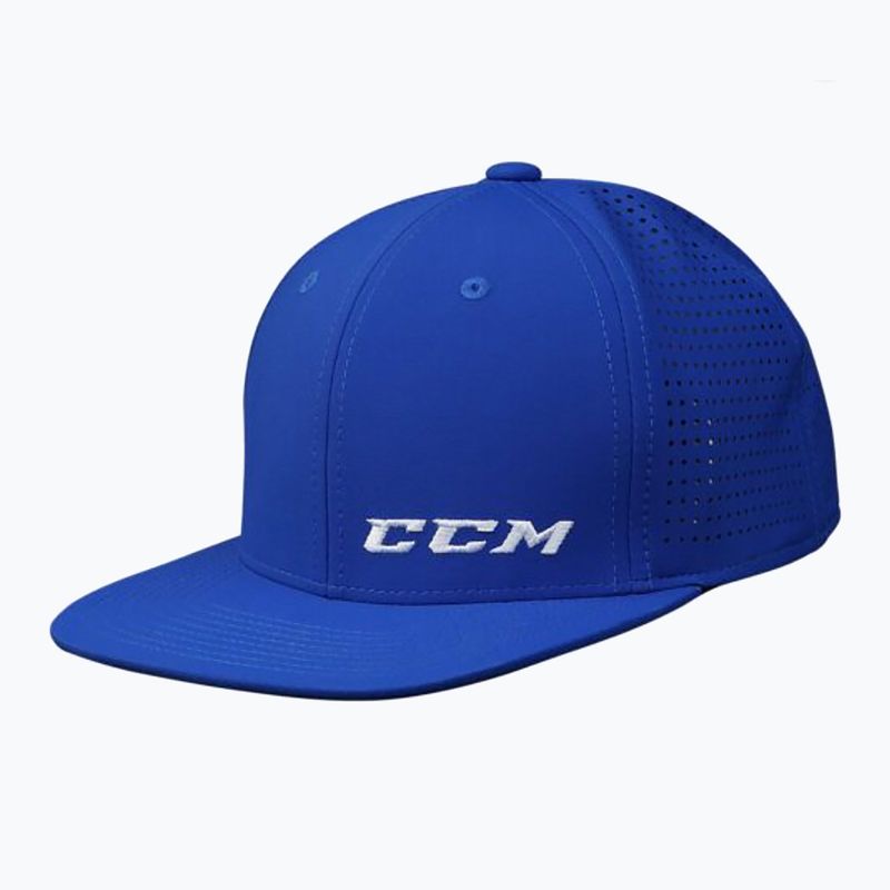 Czapka z daszkiem CCM Small Logo Flat Brim SR royal