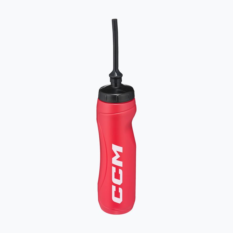 Bidon z rurką CCM 900 ml red 2