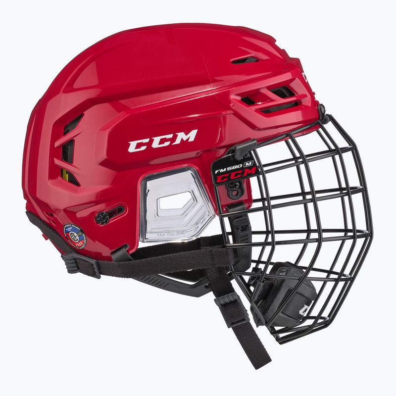Kask hokejowy CCM Tacks 210 Combo red 3