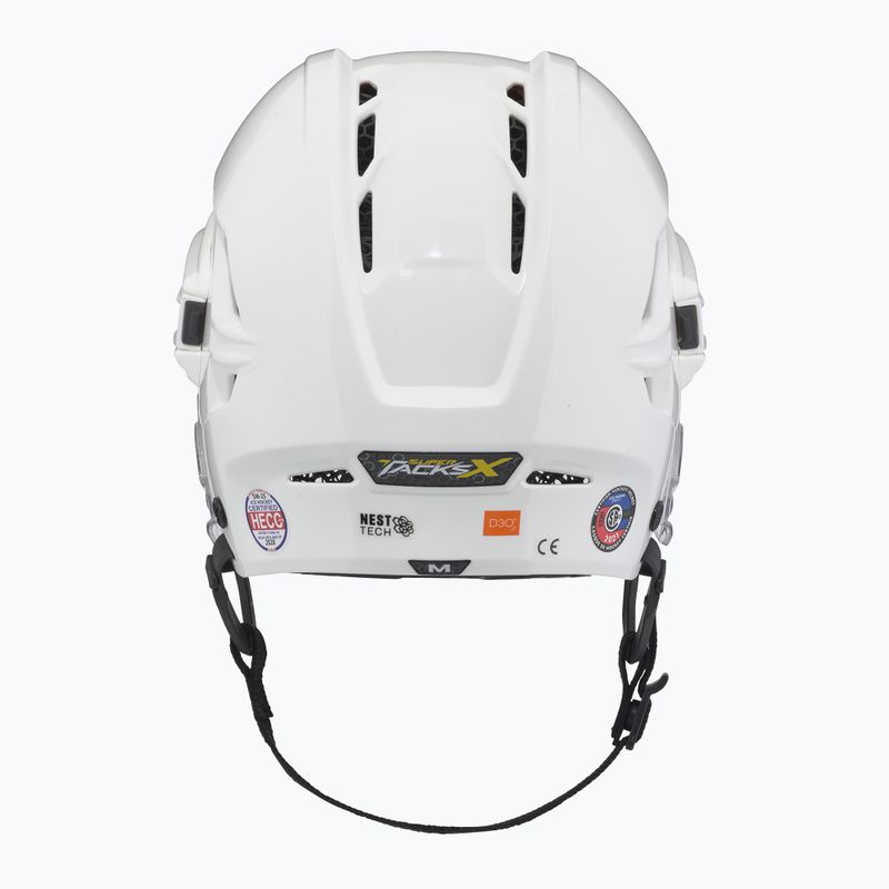 Kask hokejowy CCM Super Tacks X white 4
