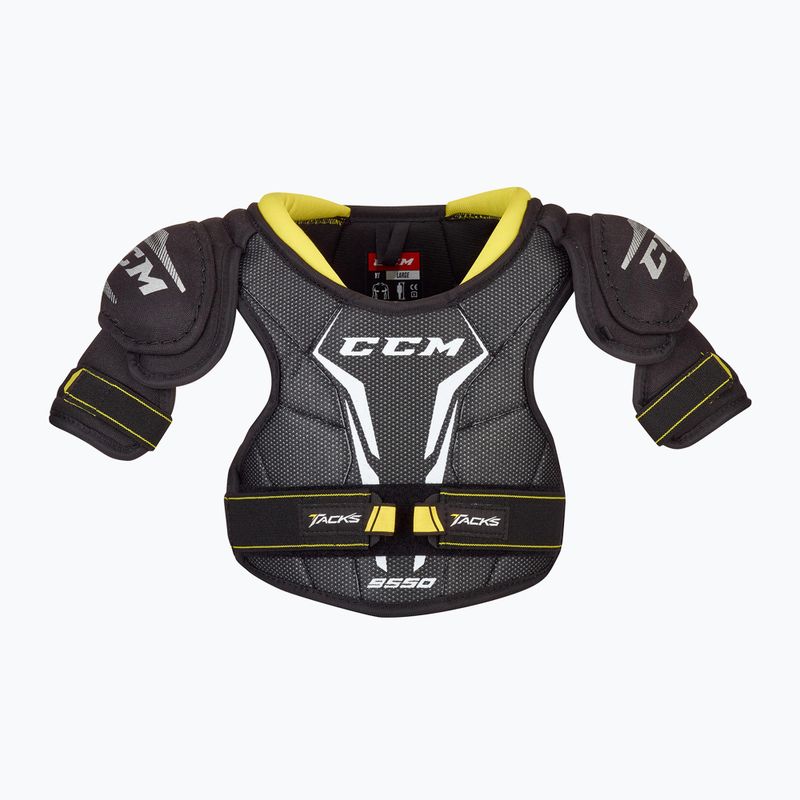 Naramienniki hokejowe dziecięce CCM Tacks 9550 YTH black/green