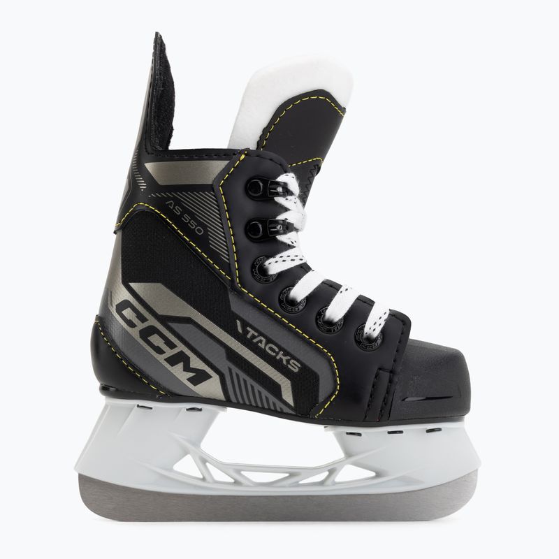 Łyżwy hokejowe dziecięce CCM Tacks AS-550 YTH black 2