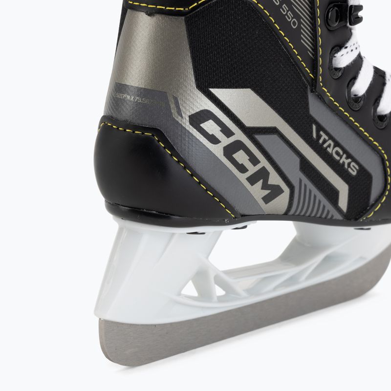 Łyżwy hokejowe dziecięce CCM Tacks AS-550 YTH black 8