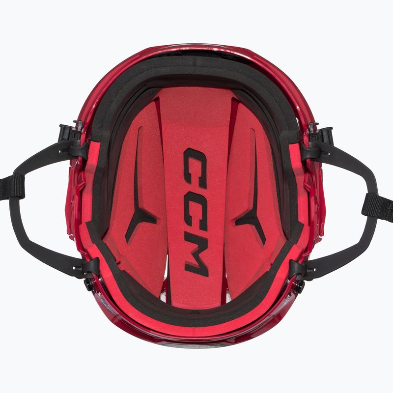 Kask hokejowy CCM Tacks 70 Combo red 5