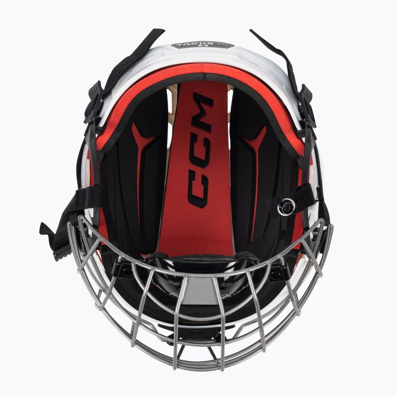 Kask hokejowy dziecięcy CCM Tacks 70 Combo white 5