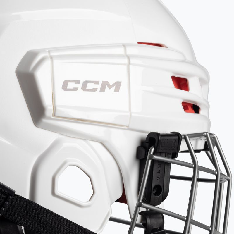 Kask hokejowy dziecięcy CCM Tacks 70 Combo white 7