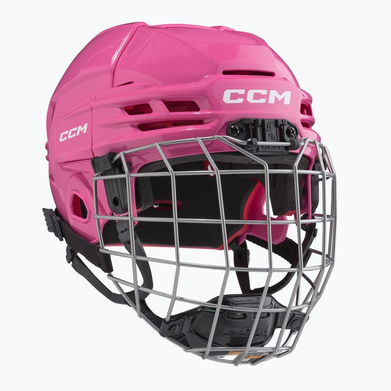 Kask hokejowy dziecięcy CCM Tacks 70 Combo pink