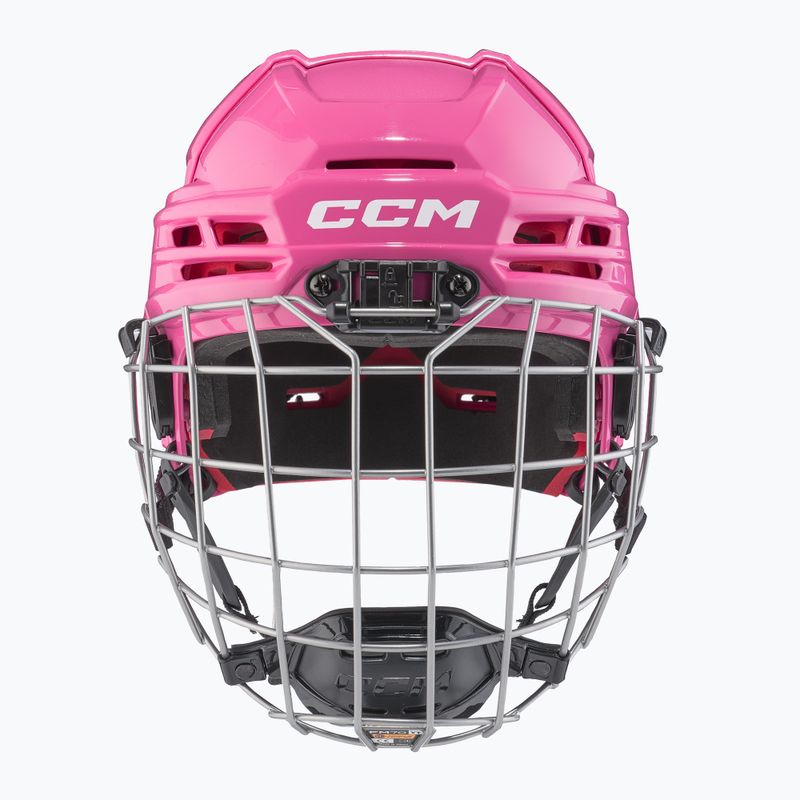 Kask hokejowy dziecięcy CCM Tacks 70 Combo pink 2