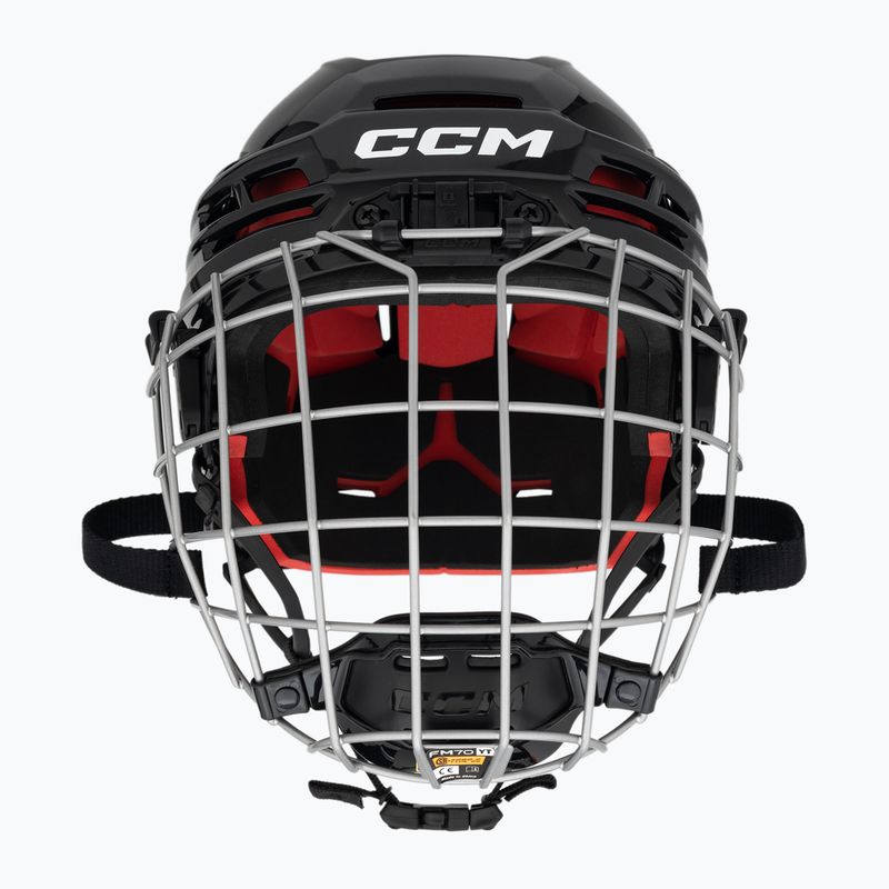 Kask hokejowy dziecięcy CCM Tacks 70 Combo black 2