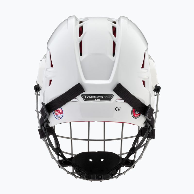Kask hokejowy dziecięcy CCM Tacks 70 Combo white 11