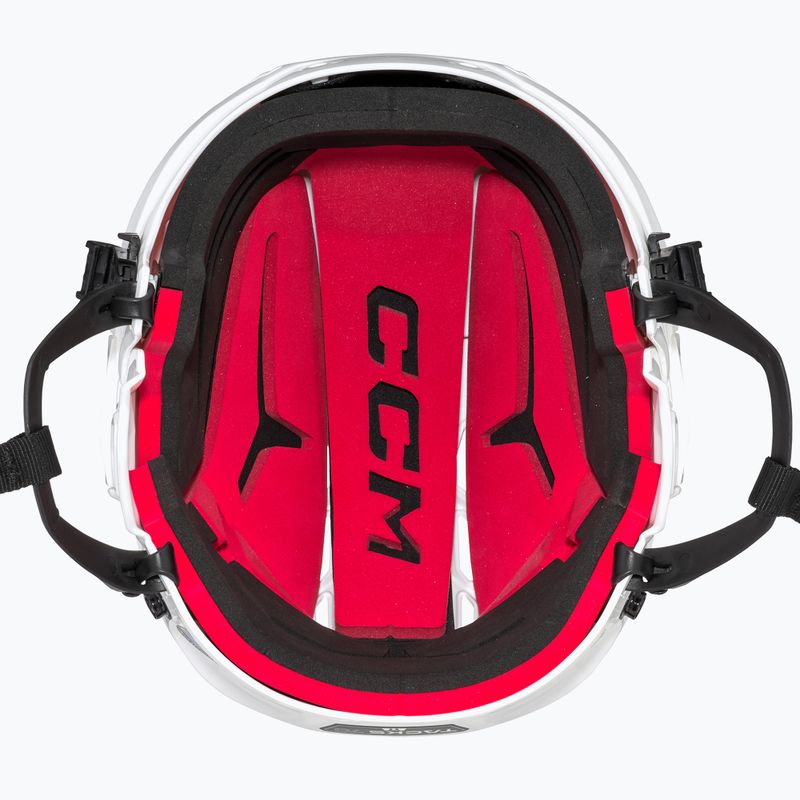 Kask hokejowy dziecięcy CCM Tacks 70 Combo white 12