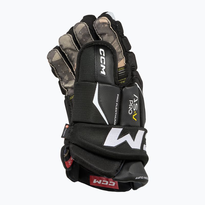 Rękawice hokejowe CCM Tacks AS-V Pro SR black/white 3