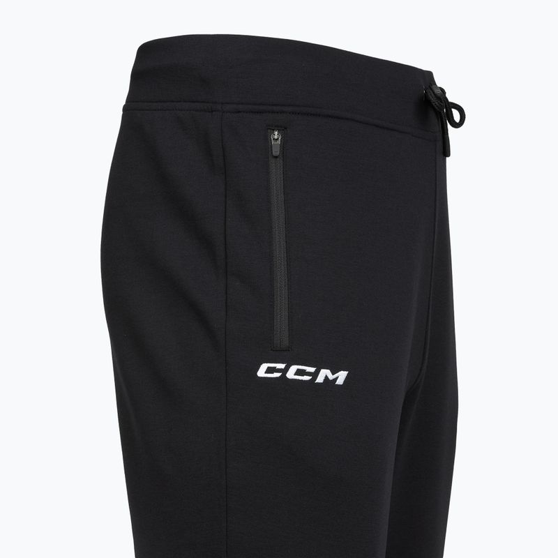 Spodnie męskie CCM Locker Room Tapered SR black 3