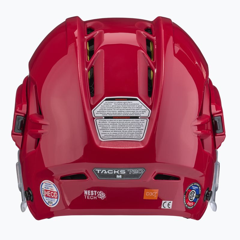 Kask hokejowy CCM Tacks 720 red 4