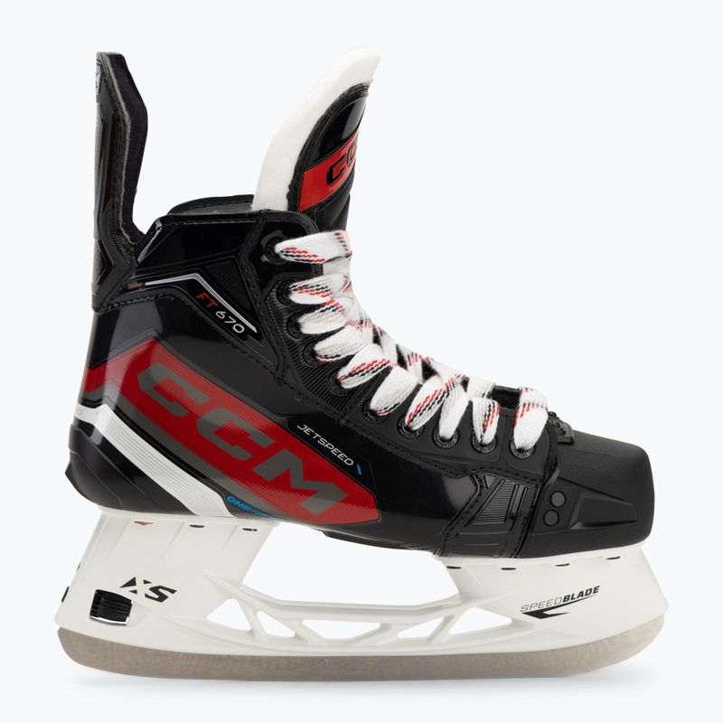 Łyżwy hokejowe męskie CCM JetSpeed FT670 SR black 2