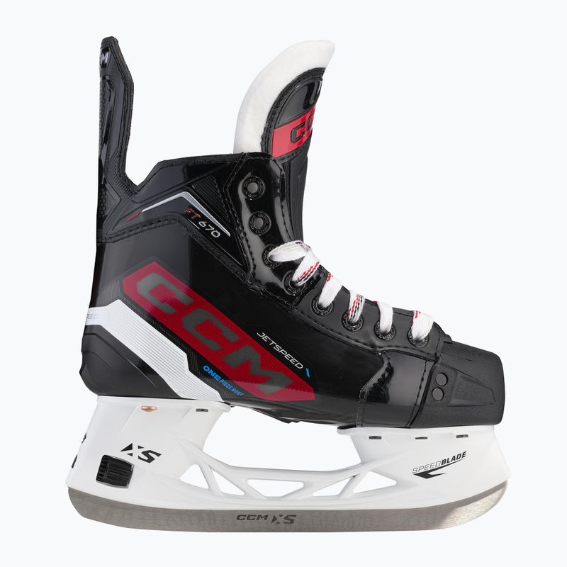 Łyżwy hokejowe dziecięce CCM JetSpeed FT670 JR black