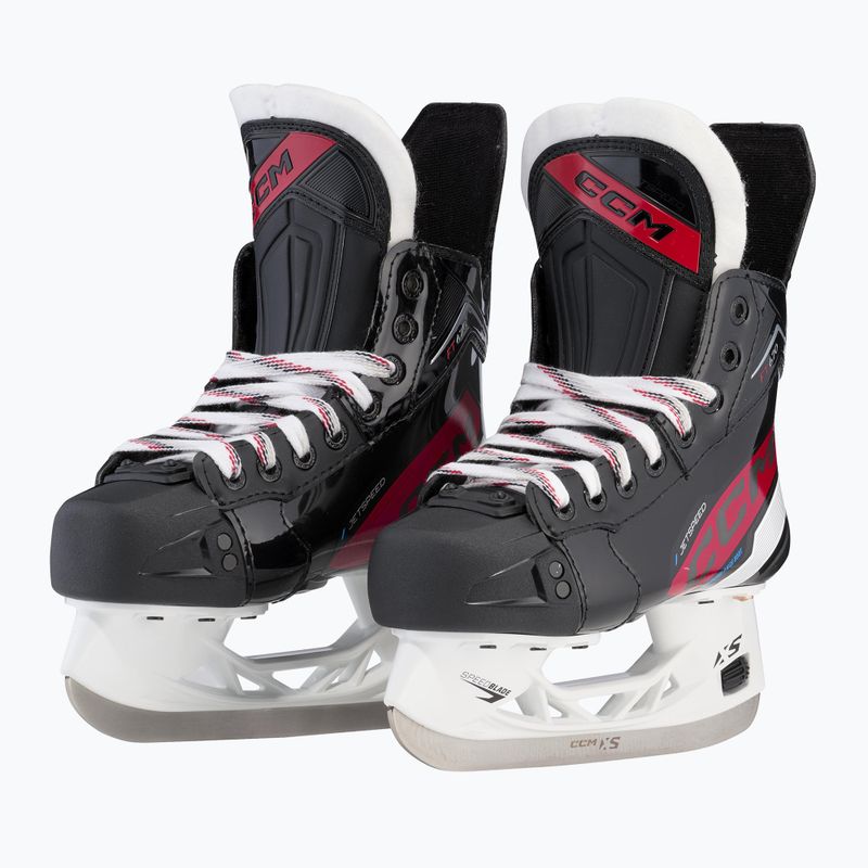 Łyżwy hokejowe dziecięce CCM JetSpeed FT670 JR black 4