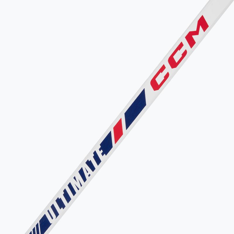 Kij hokejowy dziecięcy CCM Ultimate JR white 2
