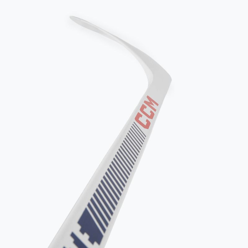Kij hokejowy dziecięcy CCM Ultimate JR white 5