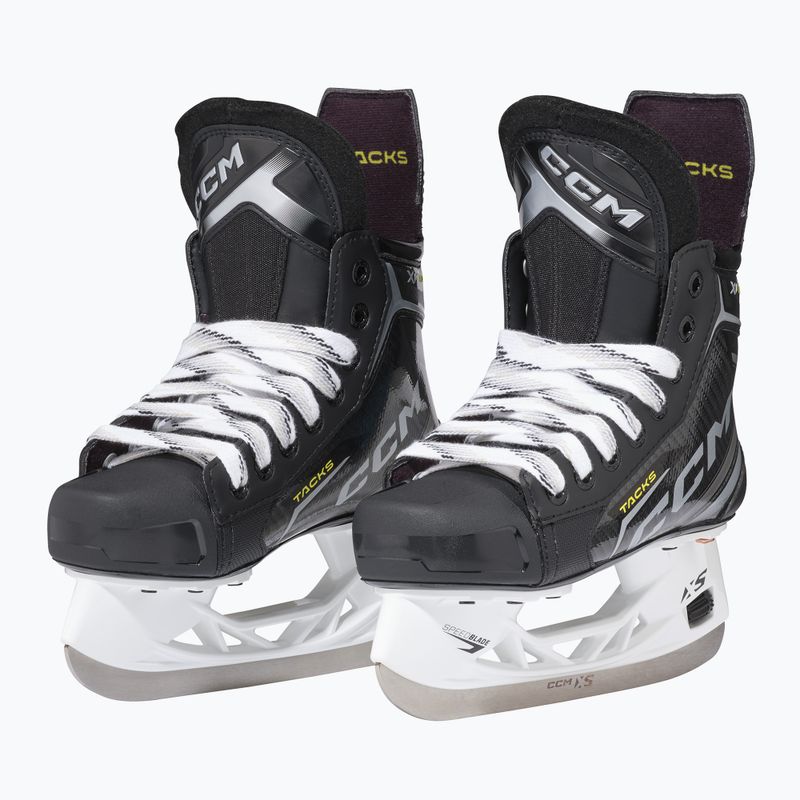 Łyżwy hokejowe dziecięce CCM Tacks XF70 JR black 2