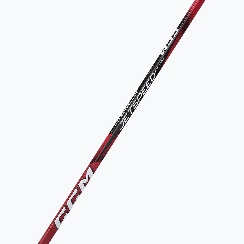 Kij hokejowy dziecięcy CCM JetSpeed FT Youth black/red 5