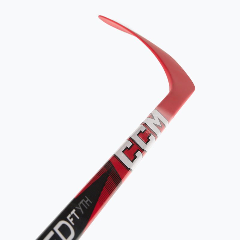 Kij hokejowy dziecięcy CCM JetSpeed FT Youth black/red 4