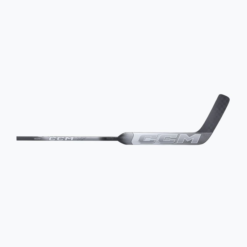 Kij hokejowy bramkarski dziecięcy CCM XF INT white/grey 5