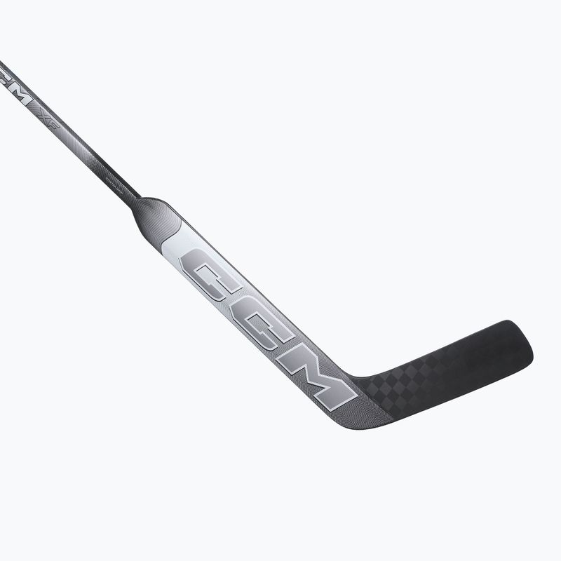 Kij hokejowy bramkarski dziecięcy CCM XF JR white/grey 2