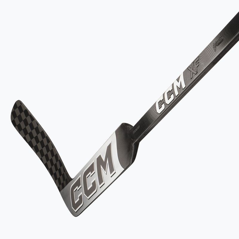 Kij hokejowy bramkarski dziecięcy CCM XF JR white/grey 3