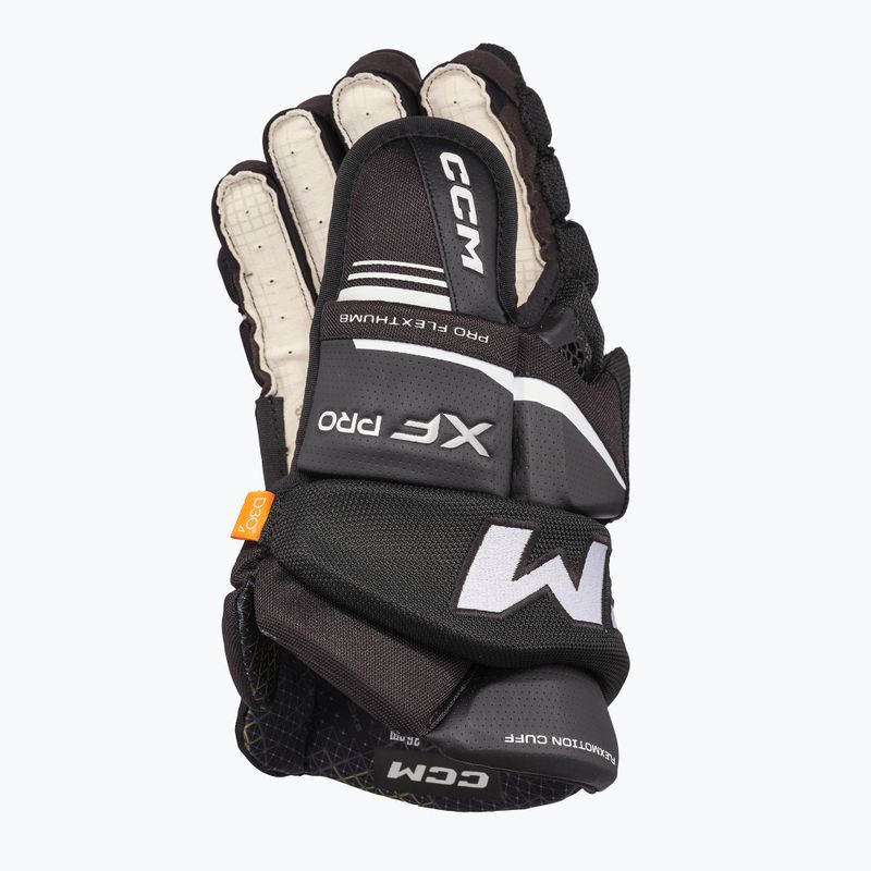Rękawice hokejowe CCM Tacks XF Pro SR black/white 3