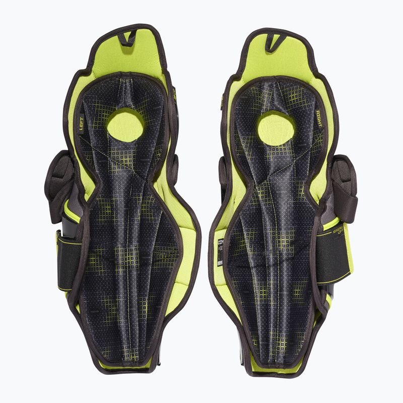 Nagolenniki hokejowe dziecięce CCM Tacks XF80 JR black 2