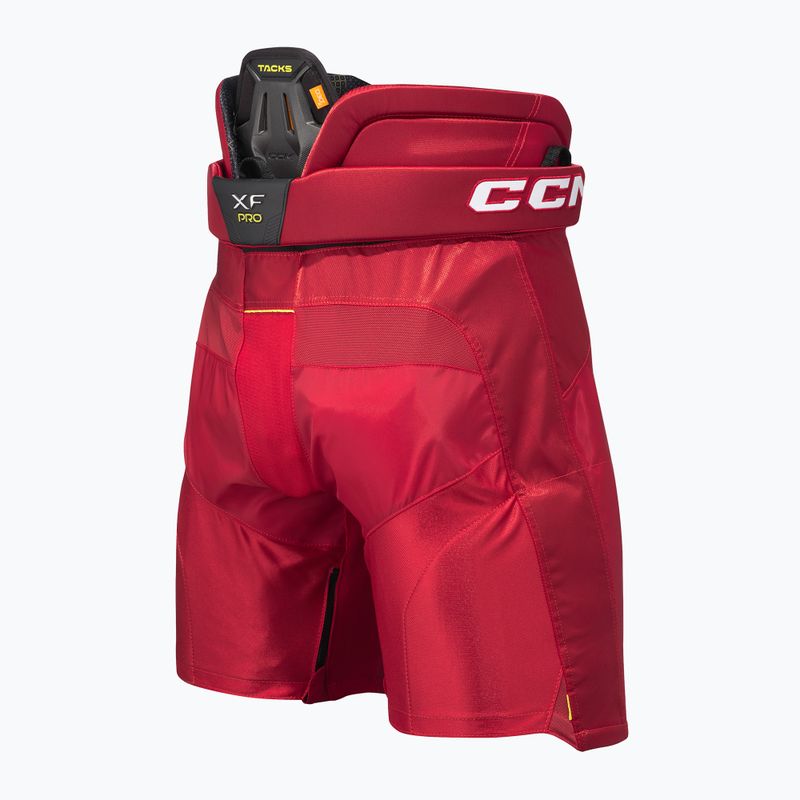 Spodenki hokejowe męskie CCM Tacks XF Pro SR red 2