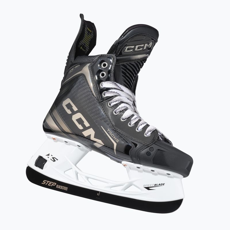 Łyżwy hokejowe męskie CCM Tacks XF Pro SR TAPERED black 6