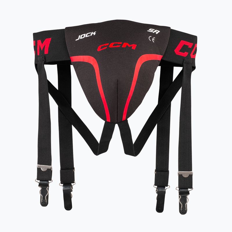 Suspensor dziecięcy CCM Jock Combo YTH black/red