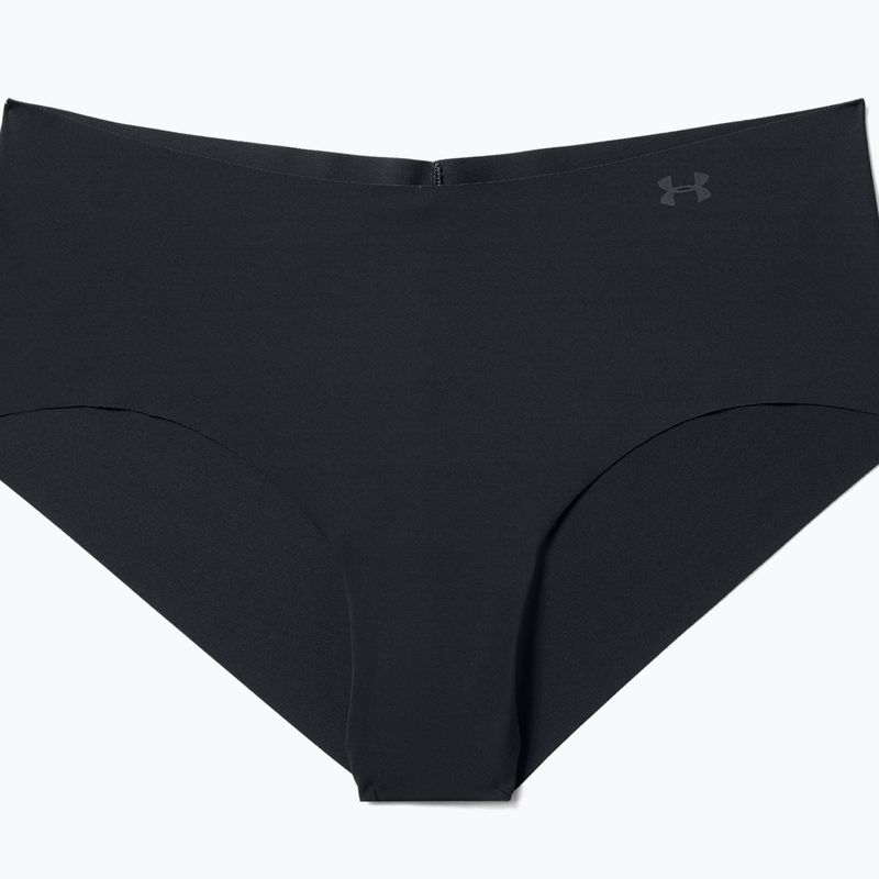 Majtki damskie Under Armour Pure Stretch Hipster 3 pary black/black/graphite 5
