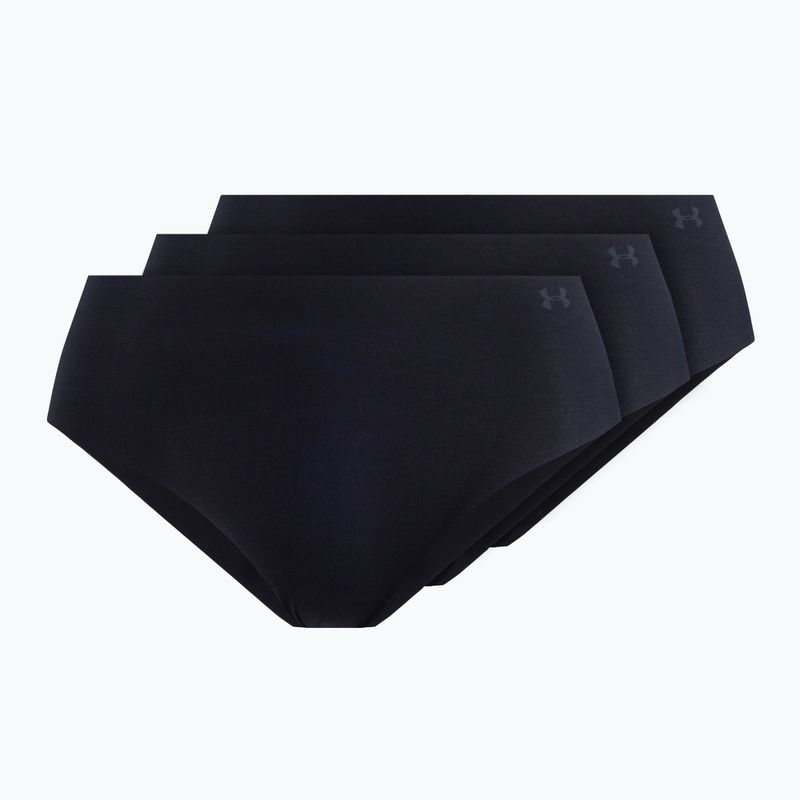 Majtki damskie Under Armour Pure Stretch Hipster 3 pary black/black/graphite