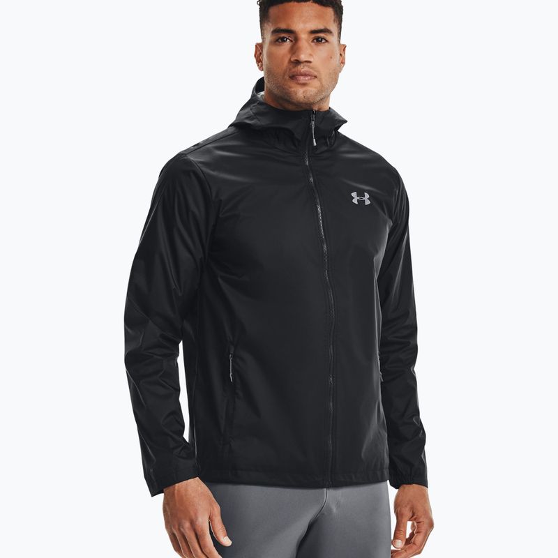 Kurtka treningowa męska Under Armour Forefront Rain black/steel