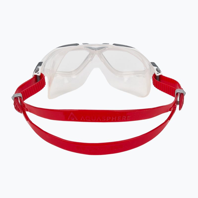 Maska do pływania Aquasphere Vista white/red/clear 4