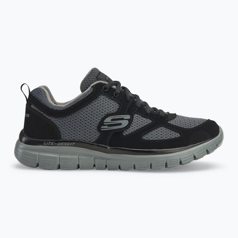 Buty męskie SKECHERS Burns Agoura black/gray 2