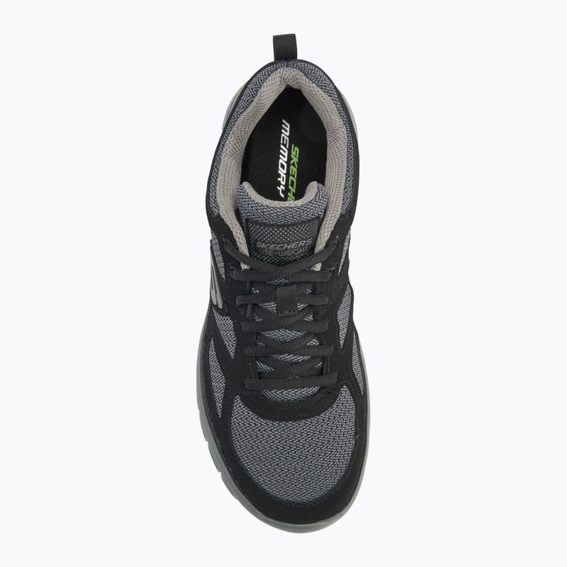 Buty męskie SKECHERS Burns Agoura black/gray 5
