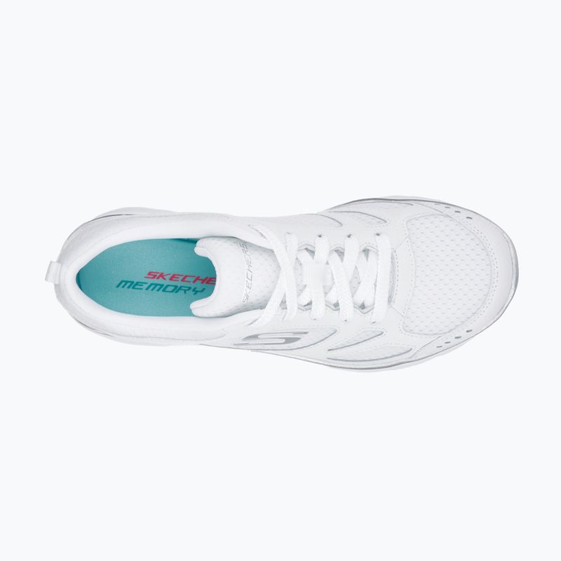 Buty damskie SKECHERS Summits Suited white/silver 10