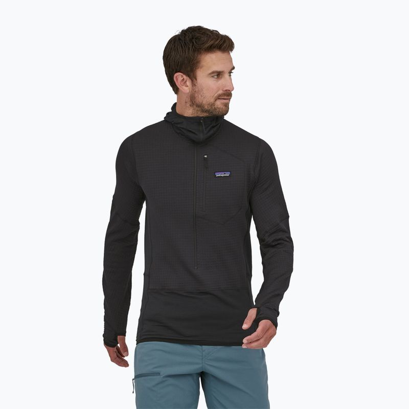 Bluza trekkingowa męska R1 Pullover Hoody black