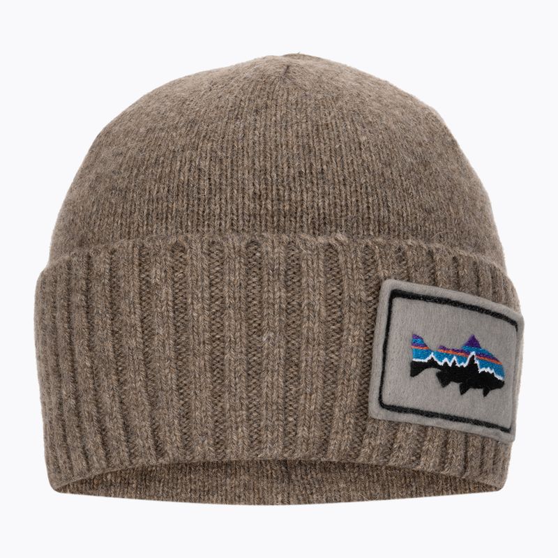 Czapka zimowa Patagonia Brodeo Beanie fitz roy trout patch/ash tan 2