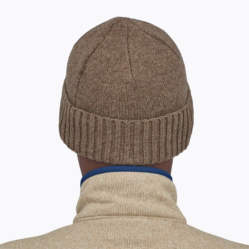 Czapka zimowa Patagonia Brodeo Beanie fitz roy trout patch/ash tan 9